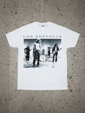 Led Zeppelin Vintage Concert Photo T-Shirt | Classic Rock Band Tee | Unisex